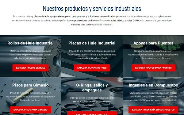 Portal corporativo Grupo Everest